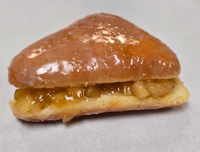 Apple fritter at Snowflake Donuts in Humble, TX